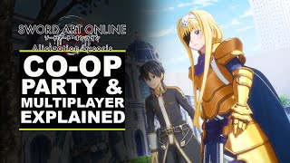 Sword Art Online Alicization Lycoris  CoOp and Multiplayer Explained [upl. by Hambley230]