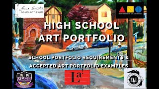 ART HIGH SCHOOL Art Portfolio EXAMPLES amp Requirements LaGuardia Frank Sinatra Art amp Design HS [upl. by Havot]