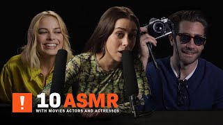 Movie Actors and Actresses Doing ASMR  Entertainment Cut [upl. by Attehcnoc]