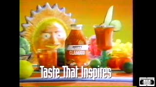 Motts Mexican Clamato Juice Commercial  1993 [upl. by Aggie307]