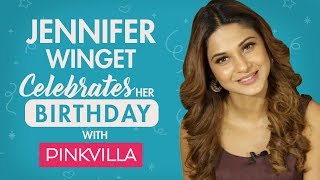 Jennifer Winget celebrates her birthday with Pinkvilla  Beyhadh  TV interview [upl. by Liemaj854]