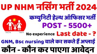 UP CHO VACANCY 2024 UP COMMUNITY HEALTH OFFICER VACANCY [upl. by Mattson202]