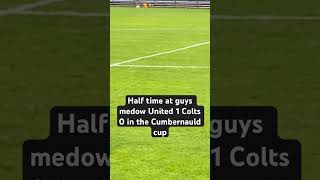 Cumbernauld United 1 Cumbernauld Colts 0 At half time [upl. by Hashum143]