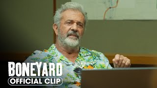 Boneyard 2024 Official Clip ‘Serial Killers For A Minute’  Mel Gibson Curtis quot50 Centquot Jackson [upl. by Noivert242]