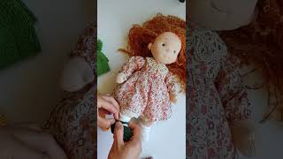 waldorf inspired anatomically correct girl doll [upl. by Bradwell]