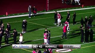 McMinnville High School vs Liberty High School Football Oct 4 2024  YamhillTodaycom and KLYC… [upl. by Arabella]