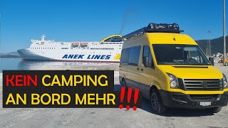 EXKLUSIV❗️・ANEK stellt Camping an Bord 2025 EIN ・Alle Infos ⛴️ [upl. by Tteraj218]