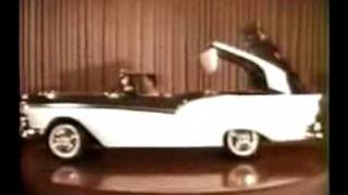 1957 Extremely Rare Ford Color Ad The Fairlane Retractable [upl. by Soll]