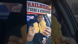 Railroad Fish amp Chips 🐠🍟🍤 viralvideo ytshorts viralshorts garlic fries Fish catfish shrimp [upl. by Pietra]