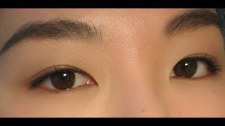 初学者的基本眼线适合单眼皮和内双女生Basic eyeliner for mono lids [upl. by Uhp]