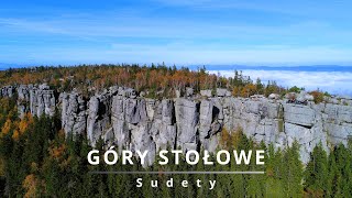 Góry Stołowe  Szczeliniec Wielki  Błędne Skały  4K AERIAL DRONE [upl. by Siuqramed868]