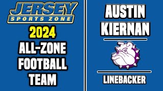 Austin Kiernan  RumsonFair Haven LB  2024 JSZ All Zone Profile [upl. by Killigrew]