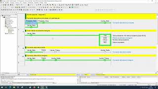 Semplice programma ladder per PLC Omron avviamento stella triangolo in ladder [upl. by Giah]