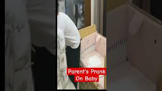 Parents Prank On Baby😂💕🥰😁 babyvideos babyprank cute funny tomartube [upl. by Nomrac121]