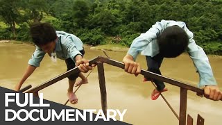 Most Dangerous Ways To School  NEPAL  Free Documentary [upl. by Matthus]