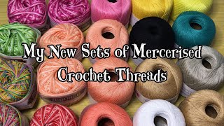 Yarn Haul  Monaco and Cannon Mercerised Crochet Thread Cotton Yarns [upl. by Nahor]