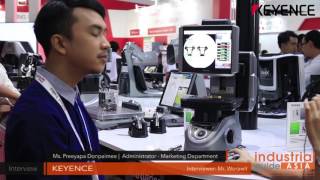 Interview Keyence  Manufacturing Expo 2017  Industrial Guide Asia [upl. by Hassadah]