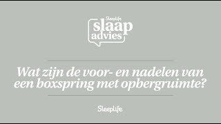 Wat zijn de voor en nadelen van een boxspring met opbergruimte [upl. by Alda]