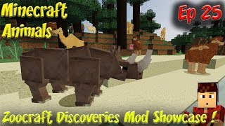 Zoocraft Discoveries Mod Showcase Minecraft Animals Ep25 Minecraft 1122 [upl. by Arahahs]