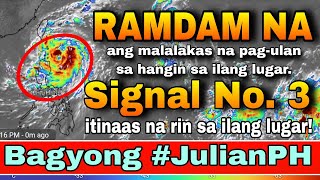 BAGYONG JULIAN POSIBLE ANG RAPID INTENSIFICATION 😱⚠️  WEATHER UPDATE TODAY  ULAT PANAHON TODAY [upl. by Anatlus]