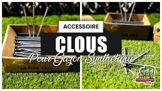 Les Clous  Nos accessoires pour gazon synthétique [upl. by Griffin]