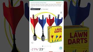 21  off University Games Lawn Darts Target Toss Lawn Party Collection 4PK Safe Tip Darts [upl. by Polish189]