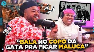 VULGO FK e MC GP cantam PANDORA Ao Vivo no PODPAH [upl. by Acnairb]