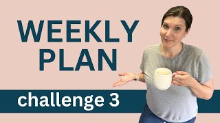 You Must Have a Plan Homemaking Routines Challenge 3 [upl. by Ennahgiel533]