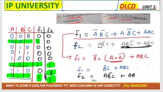 lec18 implement function using PLAprogrammable logic array ipu mid term ques solveddlcd [upl. by Napier]