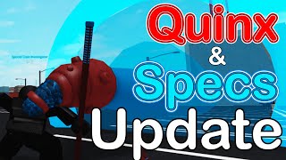 NEW QUINX And SPECS UPDATE In Ro Ghoul Roblox [upl. by Augusta700]