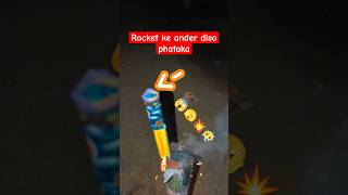 Parachute rocket pe lagaya disco pataka 😱😶‍🌫️ firecrackers firecrackerviralvideo diwalifest fyp [upl. by Ordnasil]