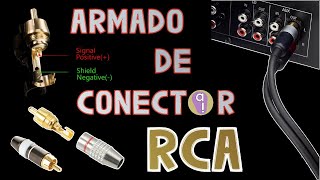 Armado de Conector RCA [upl. by Otir459]