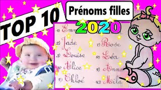 Prénoms féminins 2020 les plus tendances en France [upl. by Elleimac]