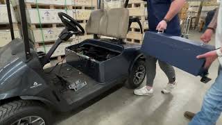 Upgrade Your Golf Cart Installing the Allied 48V 150AH Lithium Golf Cart Battery in an EZGO RXV [upl. by Aciemaj994]