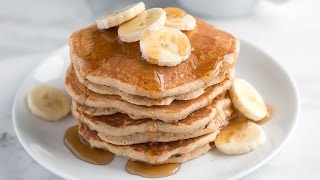 Easy Fluffy Whole Wheat Pancakes Recipe [upl. by Coleman260]