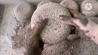 Extra gritty muddy texture dry crumbling on floor 🤓RS ASMR [upl. by Terra170]