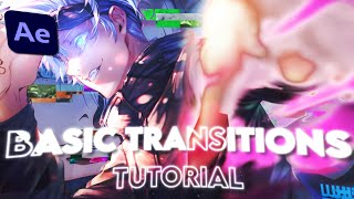 smooth basic transitions tutorial  After Effects for beginners [upl. by Mutz]