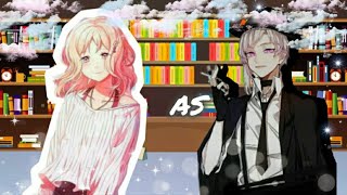 Diabolik lovers react to yui komori as Atsushi  DS x BSD  Gacha Lover Pari [upl. by Assylla]