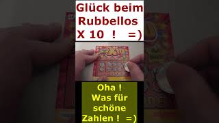 Juhu wieder mehr Geld  X10 Rubbellos rubbeln [upl. by Lomasi170]