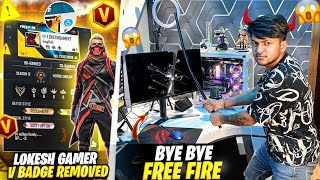 Why Free Fire Removed My V Badge [upl. by Yelekalb826]