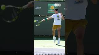 Carlos Alcaraz Forehand slowmotion shorts slowmotion [upl. by Fulton]