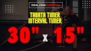 TABATA TIMER 3015 [upl. by Atinek]