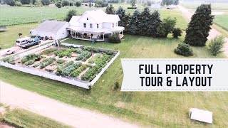 Tour our 5 Acre Family Homestead in Michigan [upl. by Ellesirg]