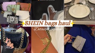 My SHEIN bags collection  SHEIN bags quality Detailed review  ✨🧚🏻 [upl. by Zat862]