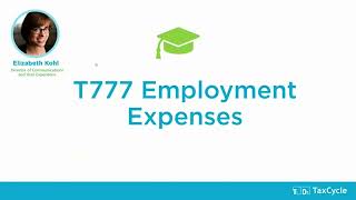 T777 Employment Expenses [upl. by Ellenid]