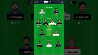 PM XI VS IND practice test match dream11 dream11 dream11prediction dream11team cricket shorts [upl. by Alfeus]