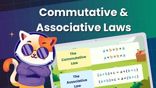 The Commutative and Associative Laws  Maths Angel [upl. by Joell]