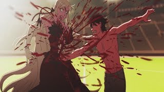 kizumonogatari 3 quotKiss shot vs Araragiquot AMV [upl. by Karylin]