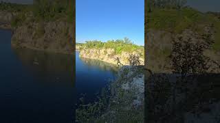 Zakrzówek Kraków skok 27m cliffjumping [upl. by Gombach]