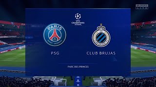 PSG vs Brujas  UEFA Champions League 2019 Full Match Gameplay [upl. by Boyce]